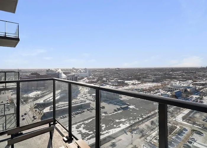 Landing Modern 1Bd Gym Pool Чикаго